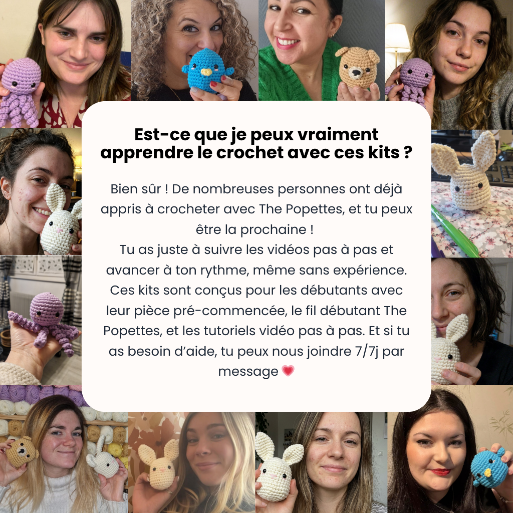 Camille la Pieuvre Kit Crochet